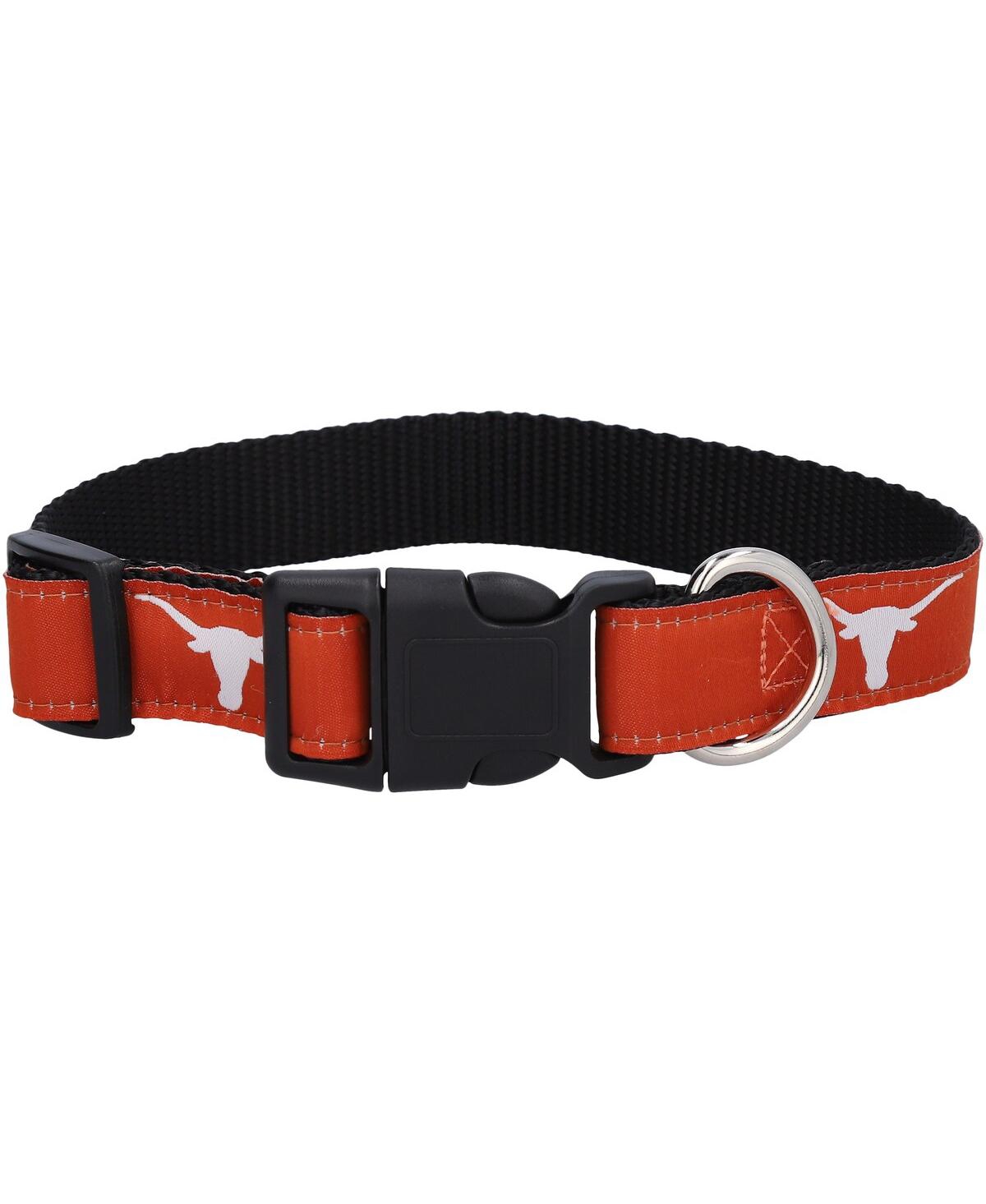 Texas Longhorns 1" Regular Dog Collar - Orange