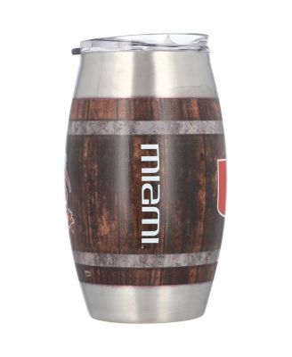 Miami Hurricanes 15 Oz Barrel Tumbler