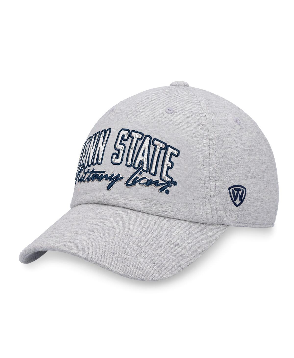 Women's Top of the World Heathered Gray Penn State Nittany Lions Christy Adjustable Hat - Heathered Gray