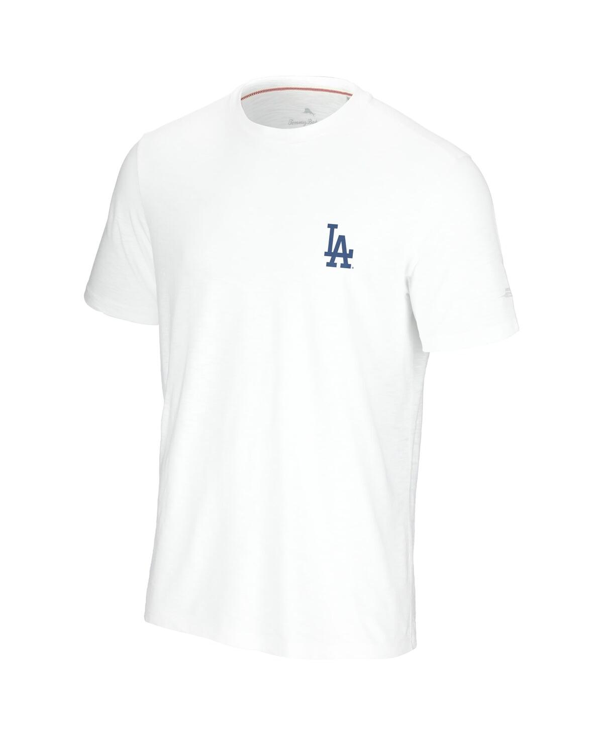 Men's Tommy Bahama White Los Angeles Dodgers Playa Ball T-Shirt