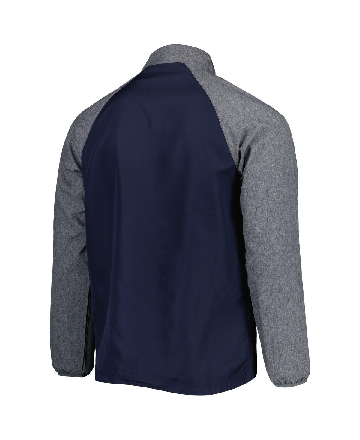 Shop Dunbrooke Men's  Navy New England Patriots Hurricane Raglan Full-zip Windbreaker Jacket