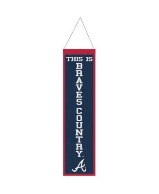 Atlanta Braves 8" x 32" Slogan Wool Banner