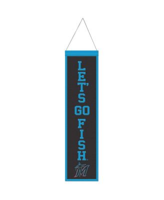 Miami Marlins 8" x 32" Slogan Wool Banner