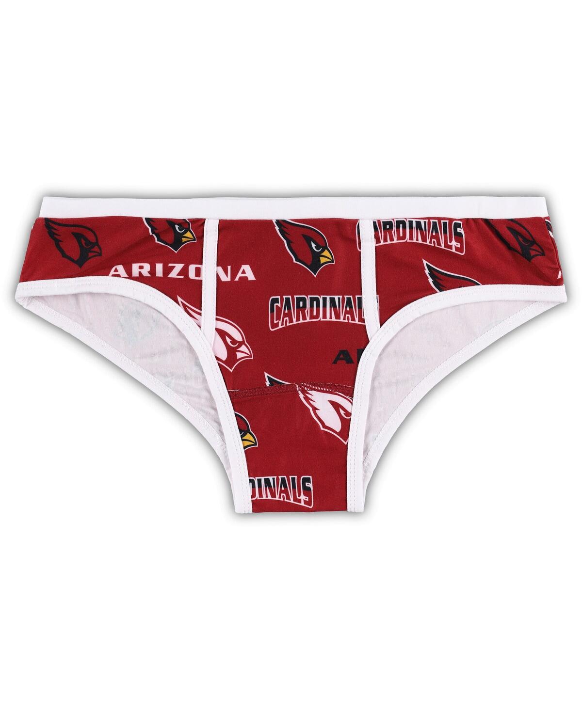 Concepts Sport Women's  Cardinal Arizona Cardinals Breakthrough Allover Print Knit Panty