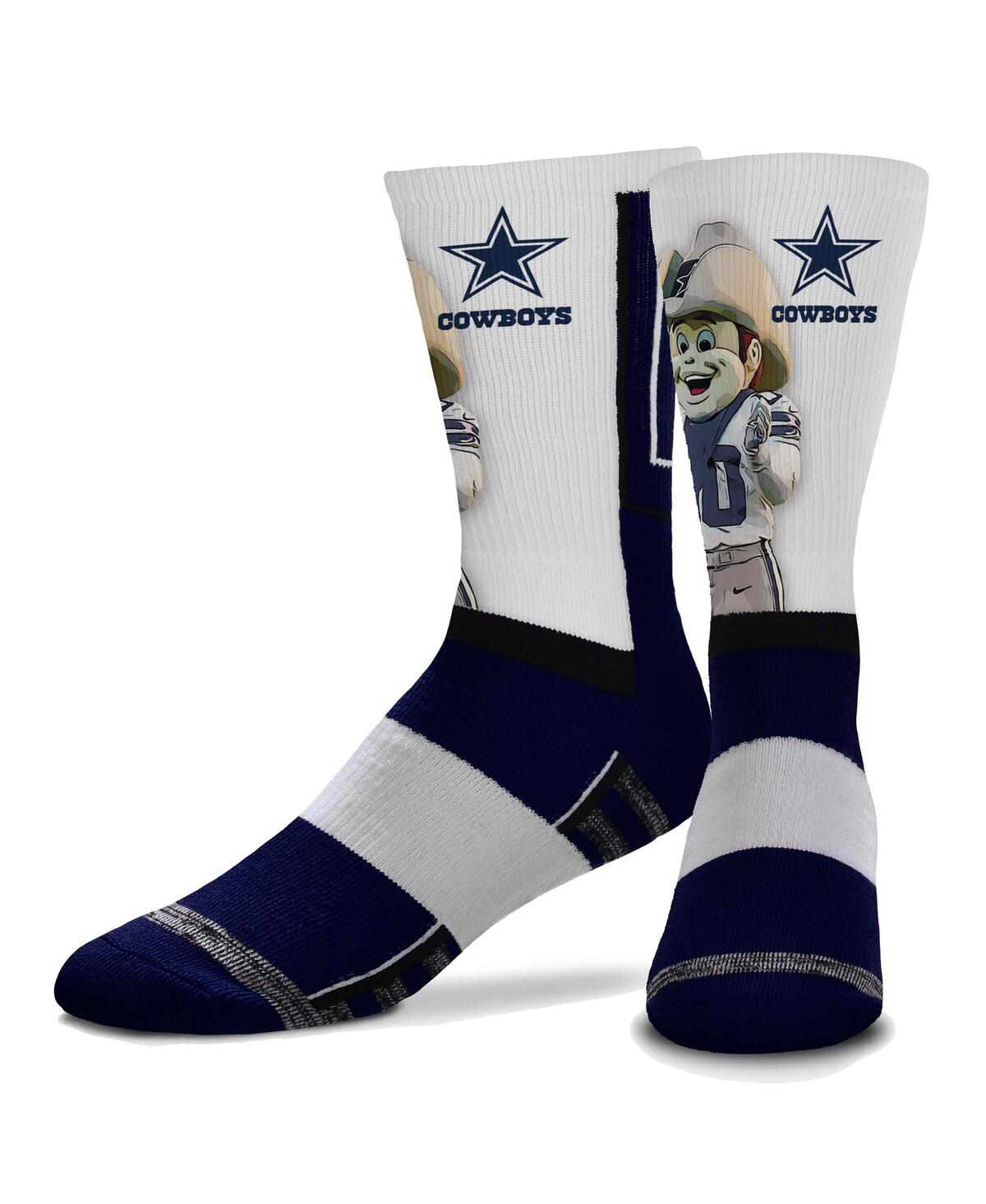 For Bare Feet Kids' Youth Boys And Girls  Dallas Cowboys Mascot Snoop Crew Socks In Multi