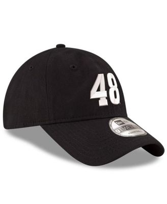 Men's Black Alex Bowman Enzyme Washed 9TWENTY Adjustable Hat