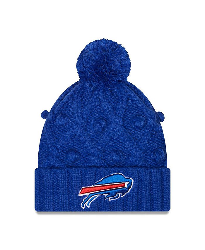 New Era Buffalo Bills Heathered Pom Knit Hat