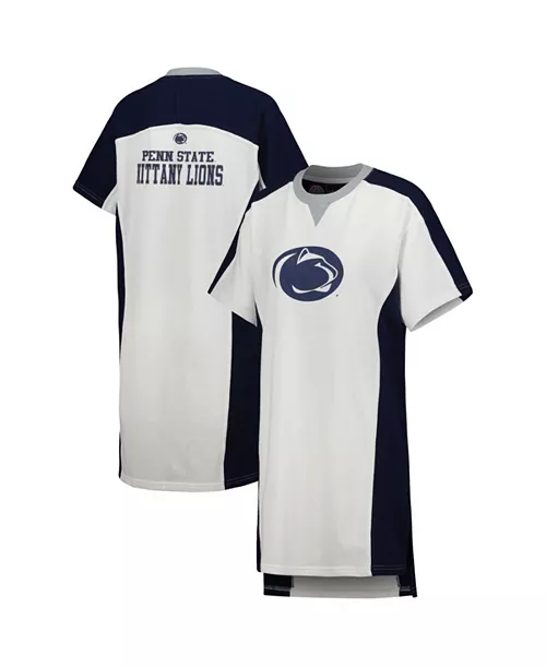 women's white penn state nittany lions home run t-shirt dress