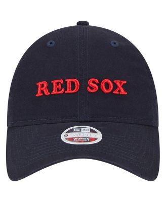 Women's Navy Boston Red Sox Shoutout 9TWENTY Adjustable Hat