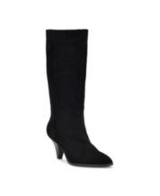 Macy's black shop suede boots