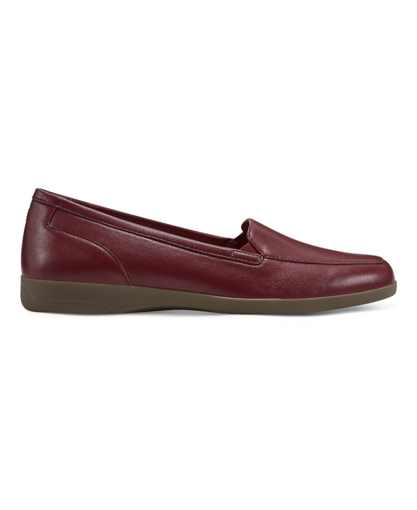 Женские туфли Easy Spirit Devitt Slip-On Loafer Flats, цвет: Тёмный красный кожаный — фото 2