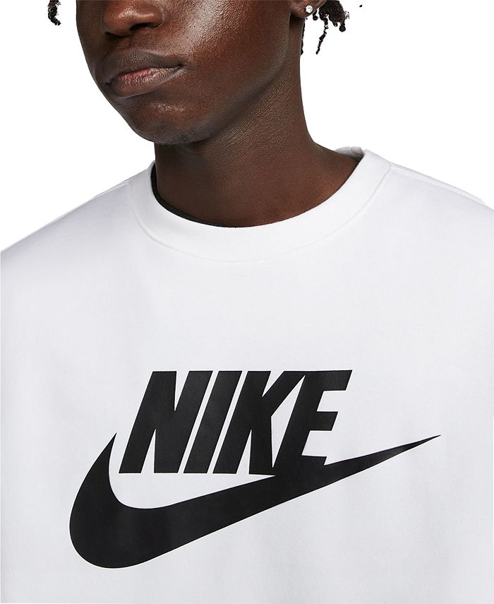 Nike Men's Sportswear Club Fleece Graphic Crewneck Sweatshirt - Macy's