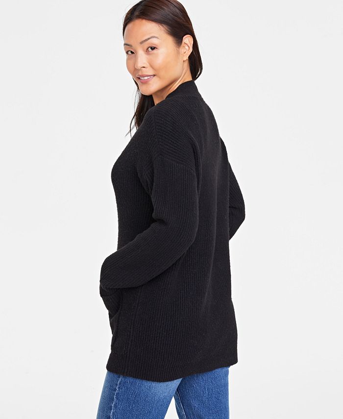 On 34th Women's Oversized Long Patch Pocket Cardigan, Created for Macy ...