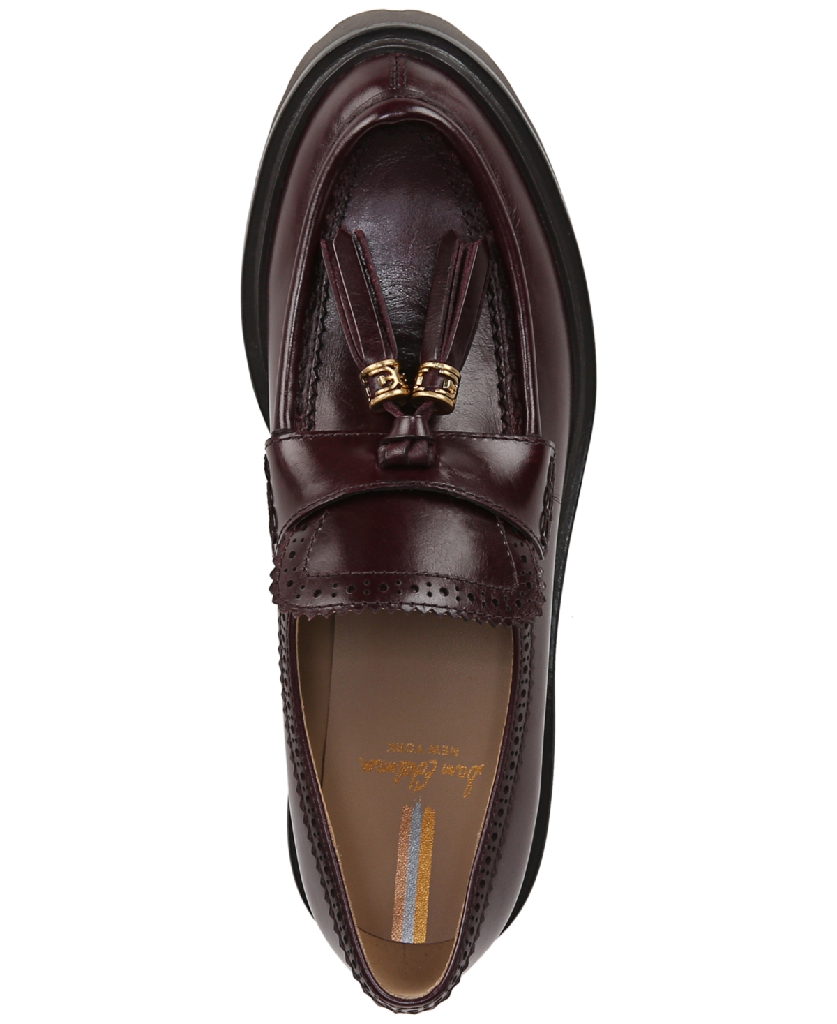Sam Edelman Women's Meela Platform Lug-Sole Tasseled Loafers