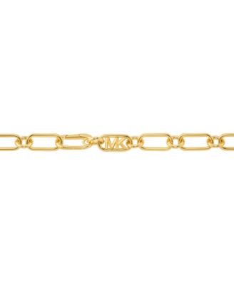 Michael Kors 14K Gold Plated Empire Chain Double Layer Necklace
