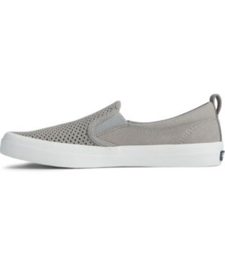Women's Crest Twin Gore Perforated Slip On Sneakers, Created for Macy's