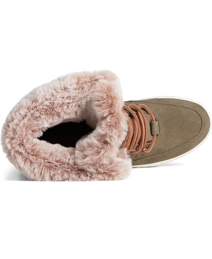 sperry suede boots