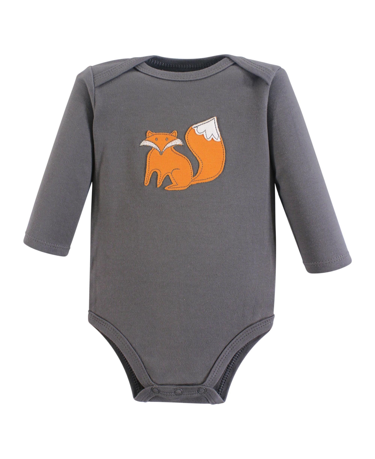 Hudson Baby Baby Boys Cotton Long-Sleeve Bodysuits, 3-Pack - Forest