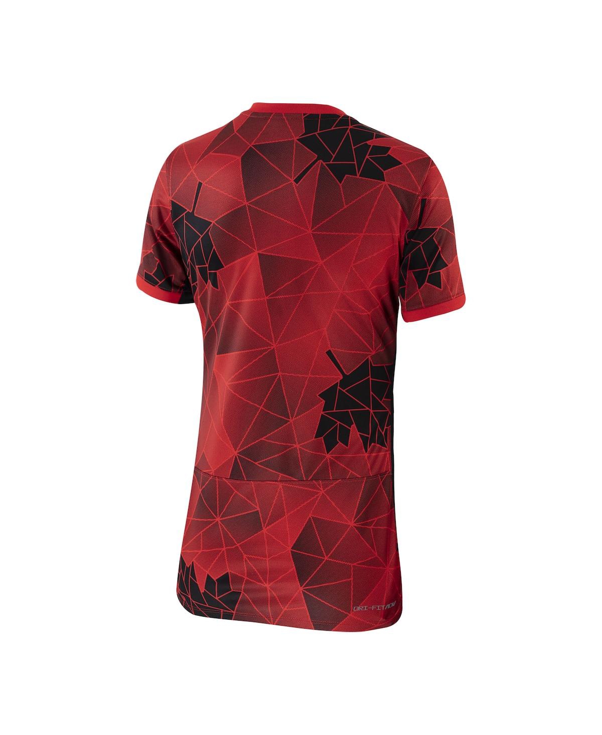 Women's NikeCanada Women's National Team 2023 Home Replica Jersey - Red, Black