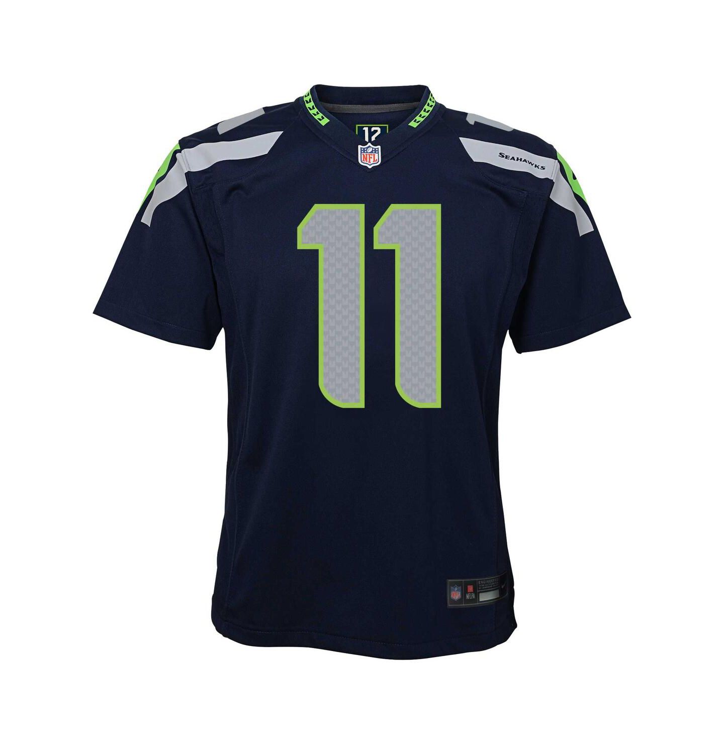Детская игровая джерси Nike Jaxon Smith-Njigba Seattle Seahawks, цвет: Тёмно-синий — фото 2
