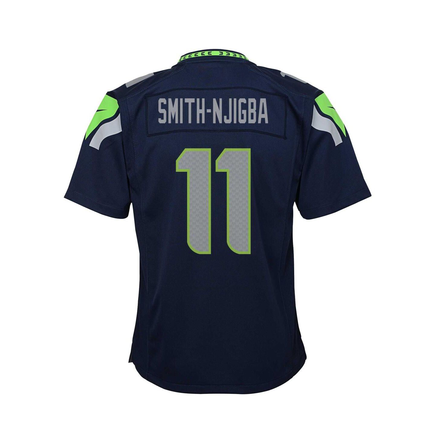 Детская игровая джерси Nike Jaxon Smith-Njigba Seattle Seahawks, цвет: Тёмно-синий — фото 3