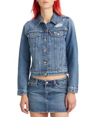 Levi s Women s Original Cotton Denim Trucker Jacket Macy s