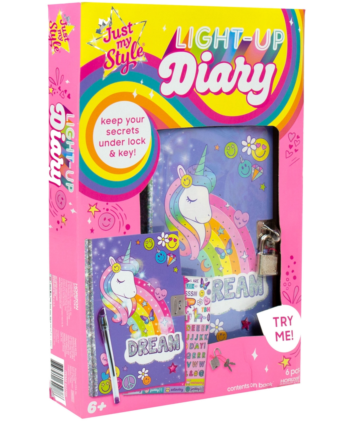 Light-Up Diary Playset - Multi