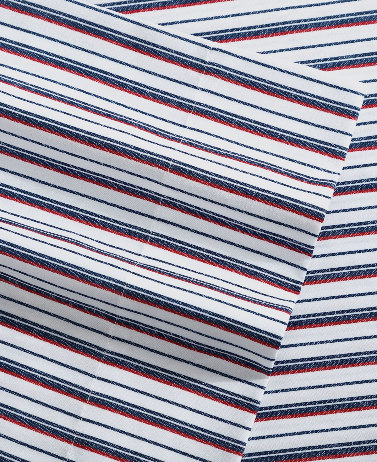 Nautica Closeout!  Microfiber 3 Piece Sheet Set, Queen In Aevery Stripe