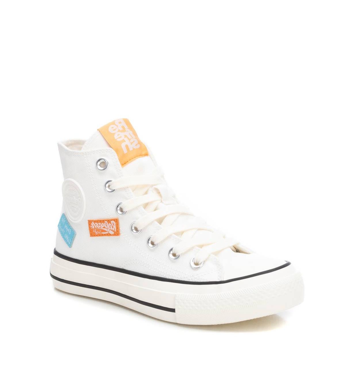 Women's Canvas High-Top Sneakers By - White