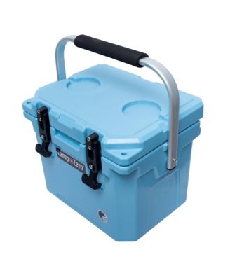 10 | 10.6 Qt. Premium Cooler with 2 Molded-in Cup Holders & Folding Aluminum Handle