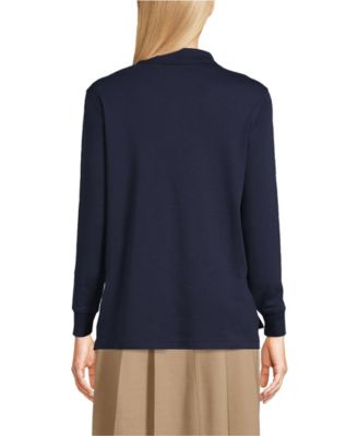 Women's Tall Long Sleeve Interlock Polo Shirt