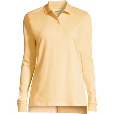 Women's Long Sleeve Interlock Polo Shirt