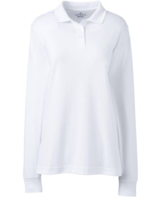 Women's Long Sleeve Interlock Polo Shirt