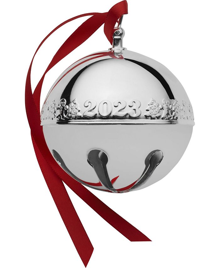  Wallace 2023 Silver Plated Sleigh Bell Ornament, 53rd Edition :  Home & Kitchen