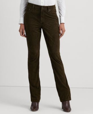 Lauren Ralph Lauren - Women's Goat-Suede High-Rise Boot Jeans