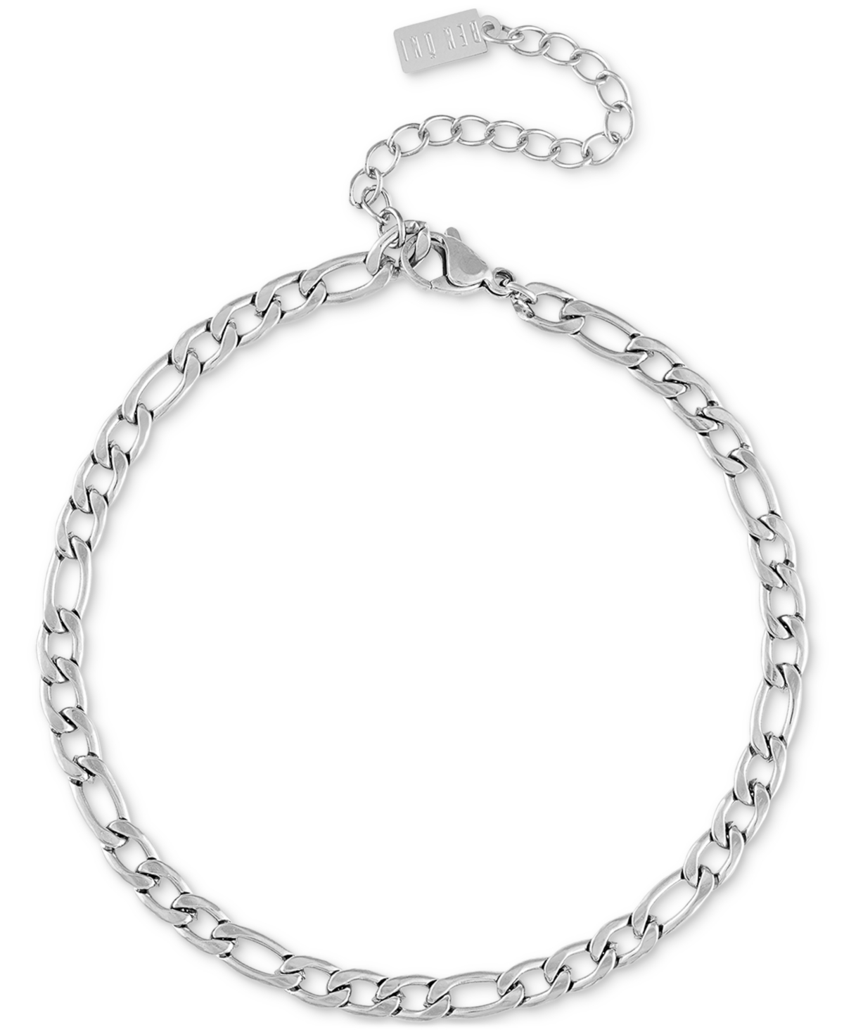 Classic Anti-Tarnish Figaro Chain Anklet - Silver Plated