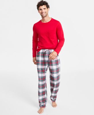 Family Pajamas Matching Men's Big & Tall Stewart Plaid Mix It Set ...