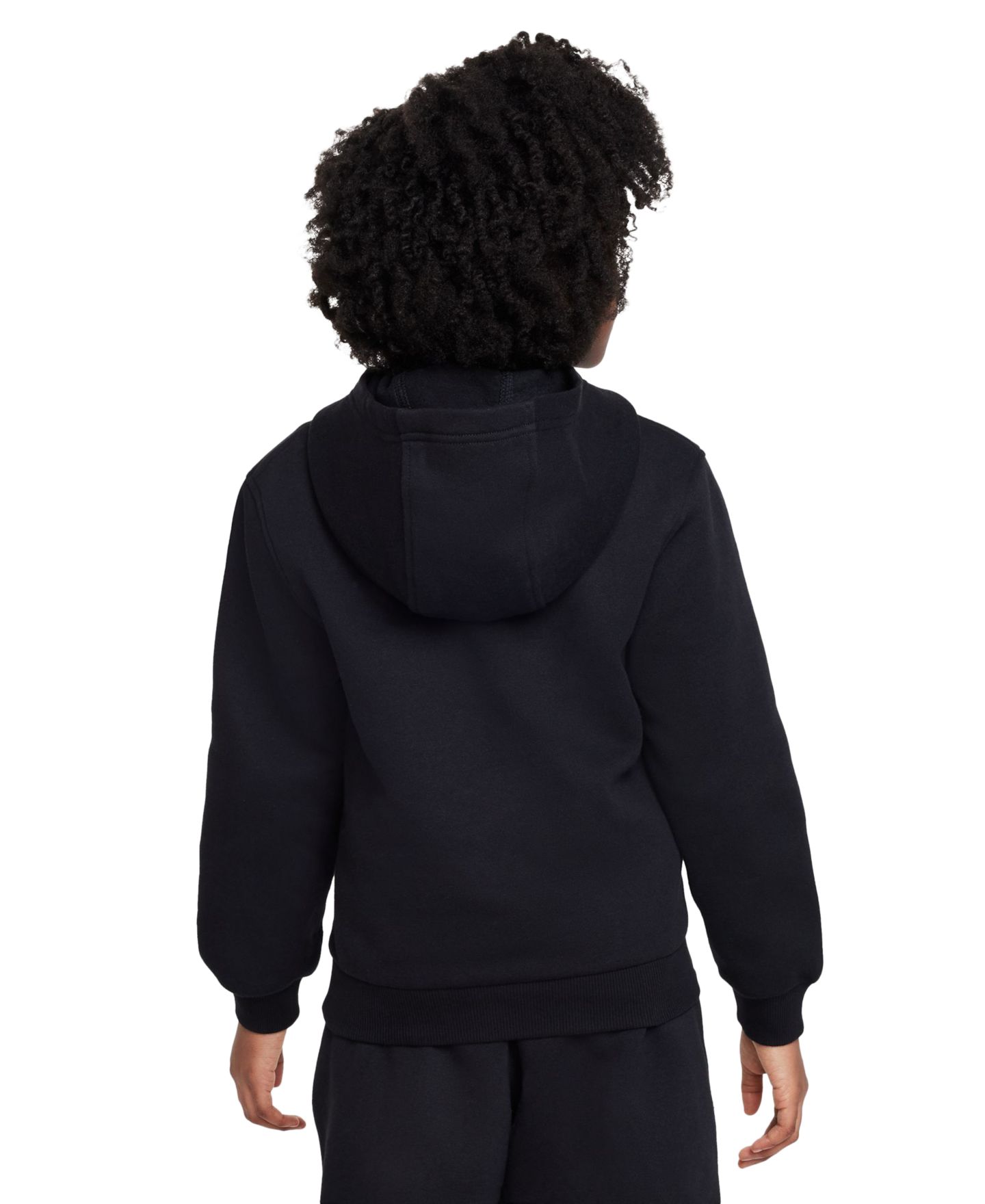 Детское худи Nike Sportswear Club Fleece, цвет: Чёрный — фото 3