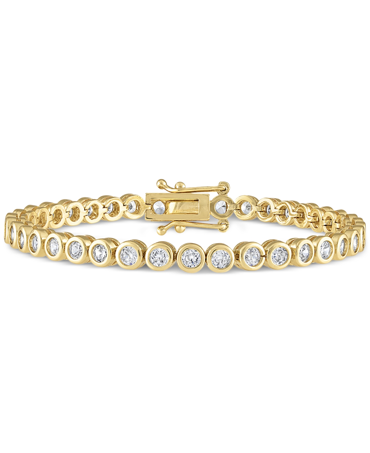 Natasha Tennis Bracelet - Gold