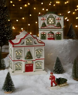 Christmas Tree Village LED Lighted Figural Theatre
