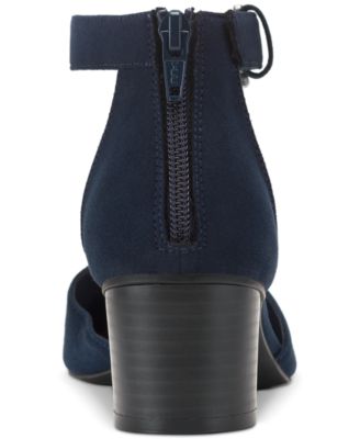 Women's Alinaa Two-Piece Block Heel Dress Pumps, Created for Macy's