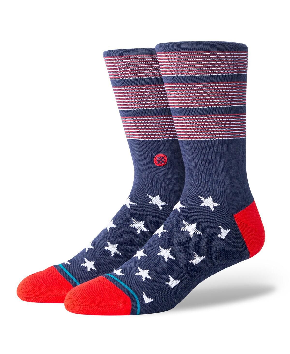 Мужские темно-синие носки MLB Bars USA Crew Socks