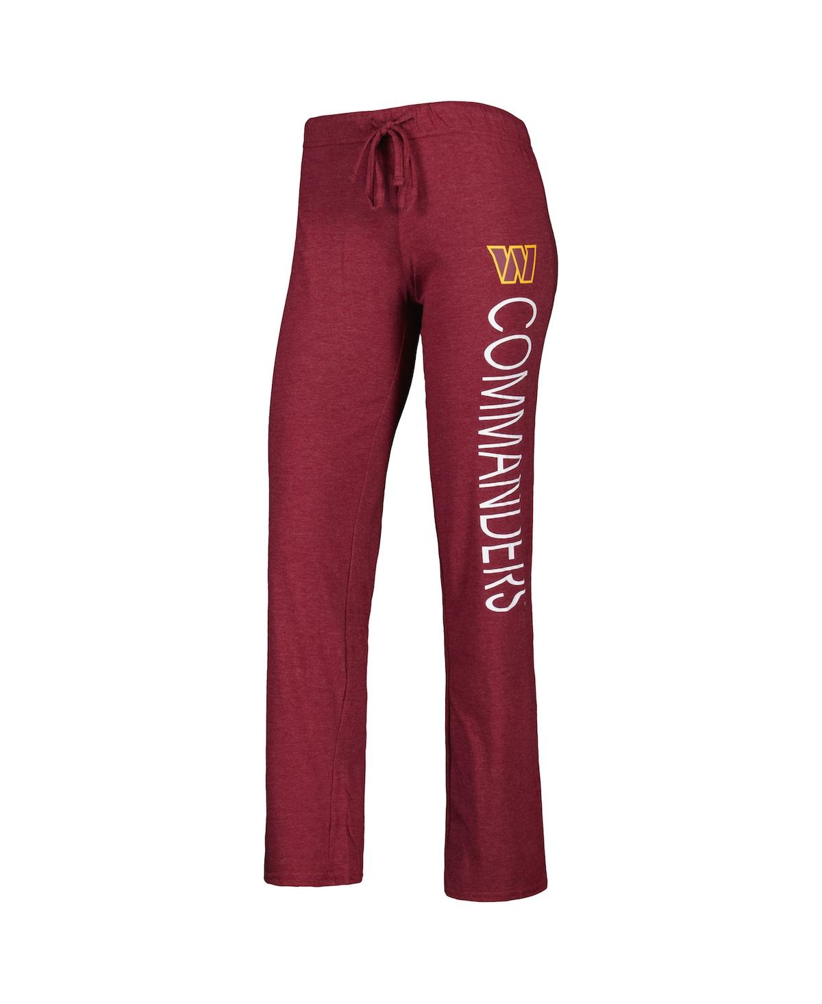 Concepts Sport Women's  Burgundy, Gold Washington Commanders Muscle Tank Top And Pants Sleep Set In Burgundy,gold
