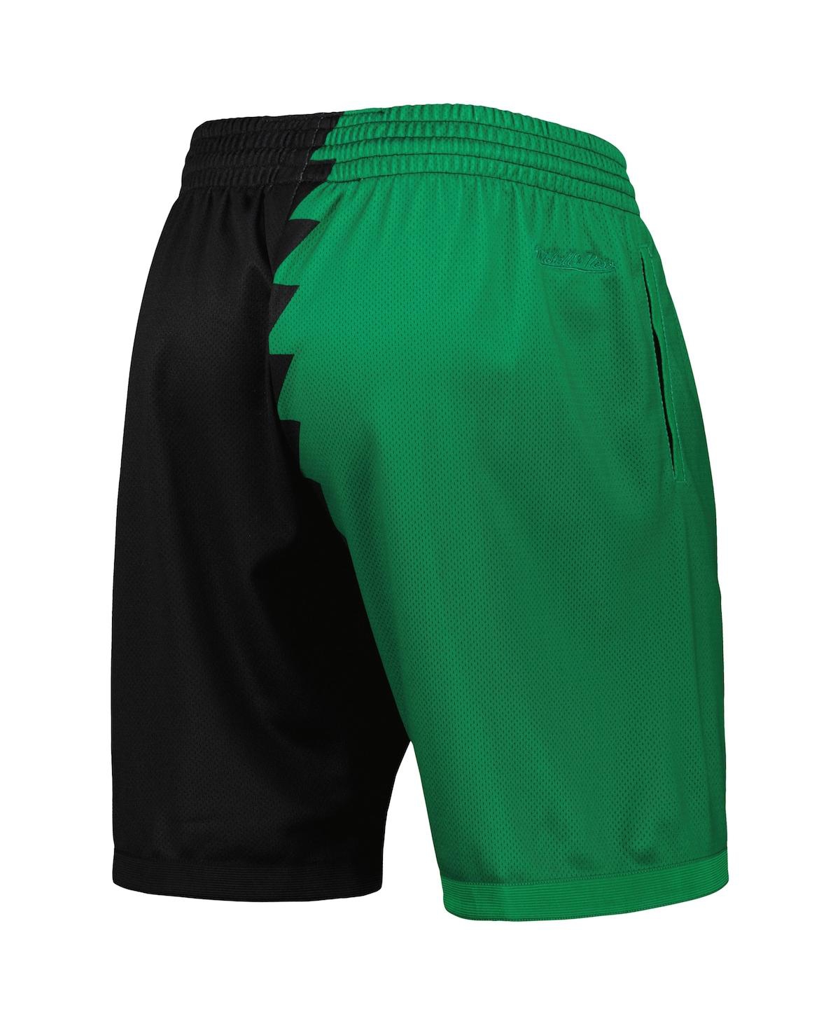 Mitchell & Ness Men's  Green, Black La Galaxy Swingman Shorts In Green,black