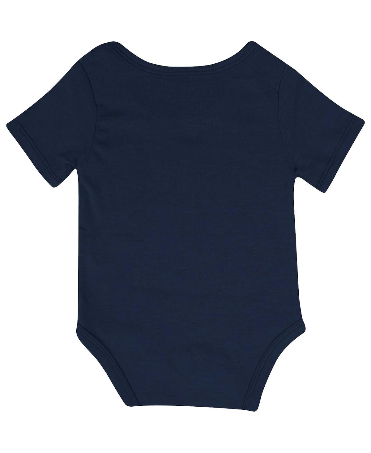 Shop Under Armour Infant Boys And Girls  Navy Auburn Tigers Logo Bodysuit