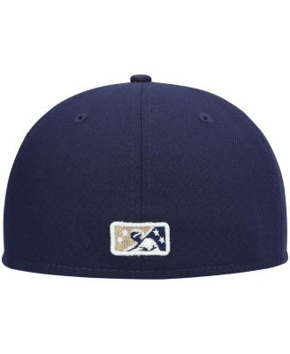 Men's Navy Tri-City Dust Devils Authentic Collection Team Home 59FIFTY Fitted Hat
