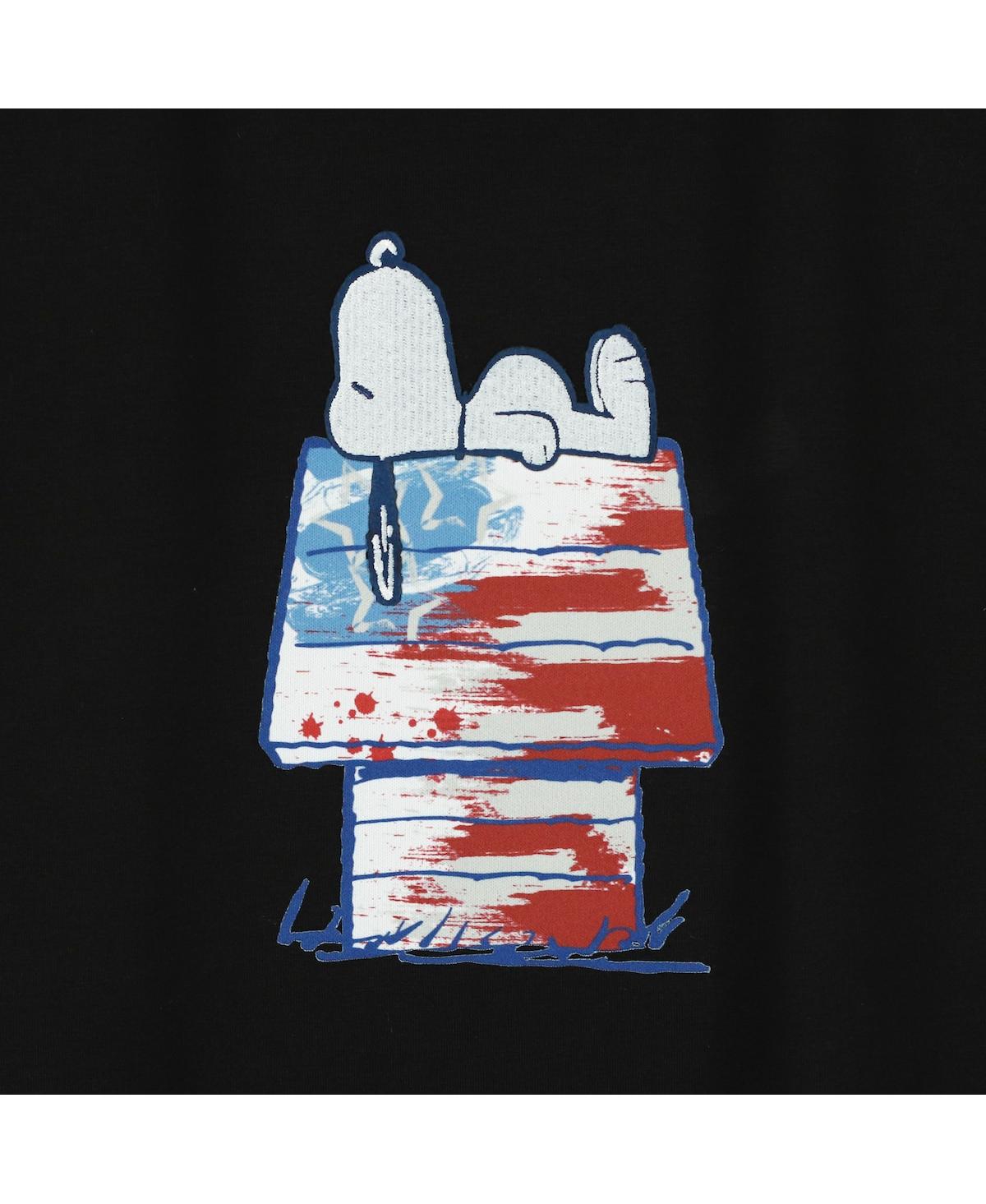 Shop Freeze Max Men's  Black Peanuts Freedom House T-shirt