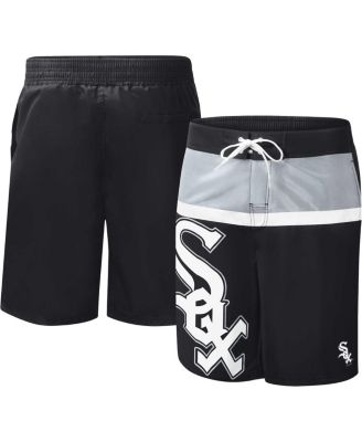 Men's Black Chicago White Sox Sea Wind Swim Shorts