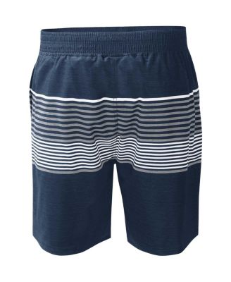 Men's Navy Atlanta Braves Coastline Volley Swim Shorts