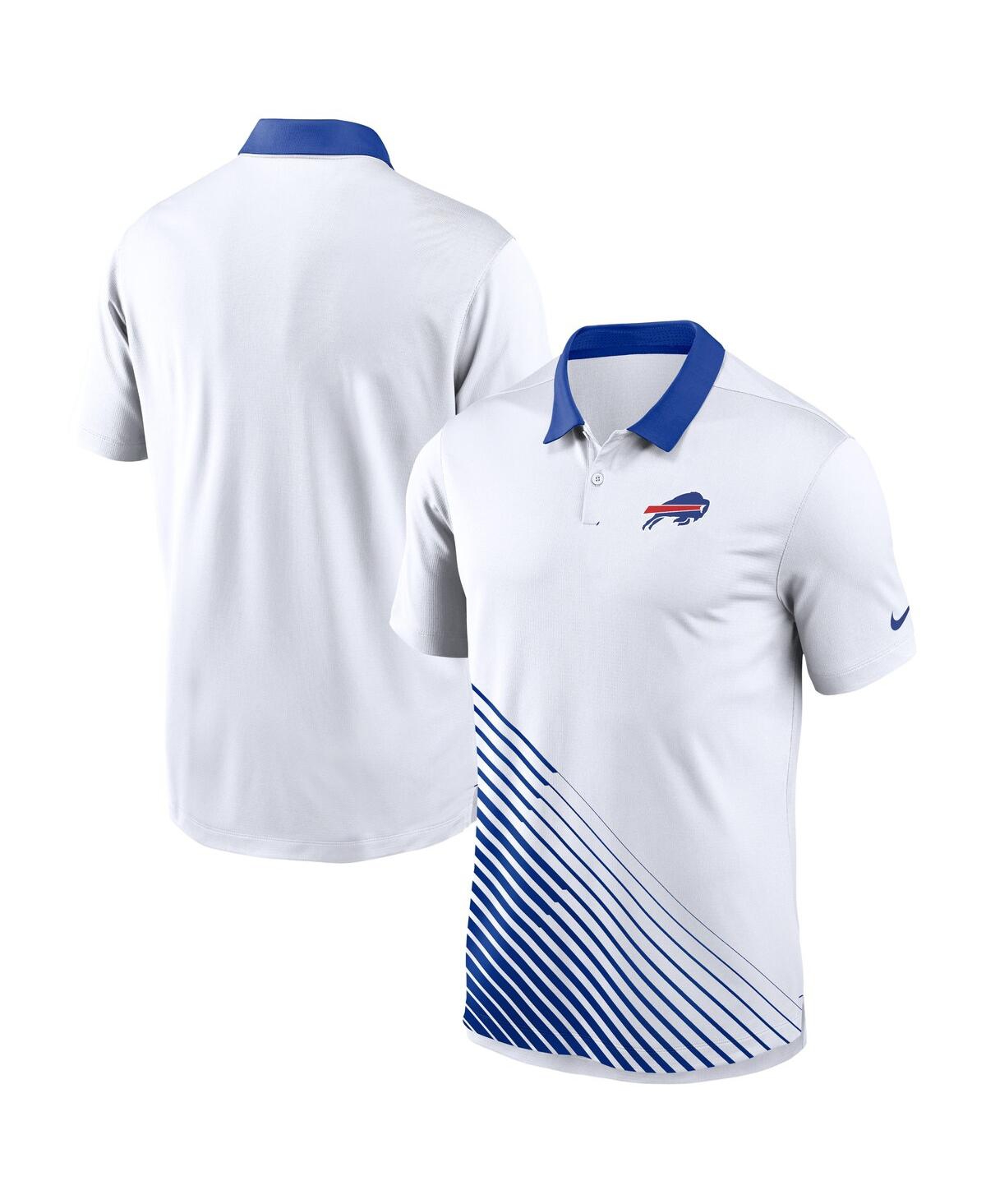 Nike Men's  White Buffalo Bills Vapor Performance Polo Shirt